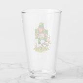 Leprechaun in Green, Happy Saint Patrick's Day Glas (Rückseite)