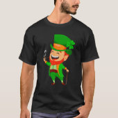 Leprechaun Irish Clover St Patrick's Day Green T-Shirt (Vorderseite)