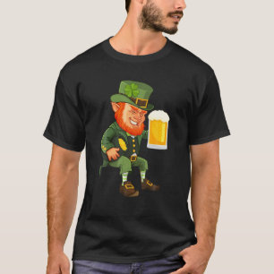 Leprechaun Irish Clover St Patrick's Day T-Shirt