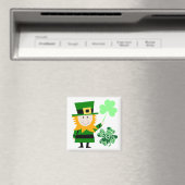 Leprechaun Irish Folklore Fairy Elf Art Niedlicher Magnet (In Situ (Geschirrspüler))