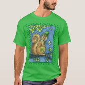 LEPRECHAUN IRISH SQUIRREL, ST. PATRICK'S DAY Lucky T-Shirt (Vorderseite)