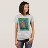 LEPRECHAUN IRISH SQUIRREL, ST. PATRICK'S DAY Lucky T-Shirt (Vorne ganz)