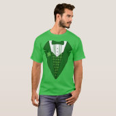 Leprechaun Irish Tuxedo T - Shirt St Patricks Day (Vorne ganz)