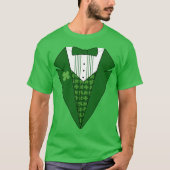 Leprechaun Irish Tuxedo T - Shirt St Patricks Day (Vorderseite)