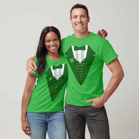 Leprechaun Irish Tuxedo T - Shirt St Patricks Day (Unisex)