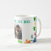 Leprechaun Juice Inside mit benutzerdefiniertem Fo Kaffeetasse (VorderseiteRechts)
