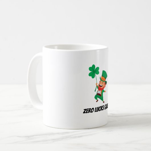 Leprechaun Kaffeetasse (Vorderseite Links)