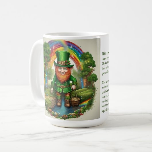 Leprechaun Kaffeetasse (Vorderseite Links)