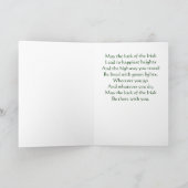 Leprechaun Karte (Innenseite)