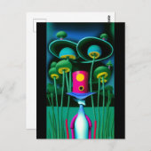 Leprechaun Ken Gage Fantasy Postkarte (Vorne/Hinten)