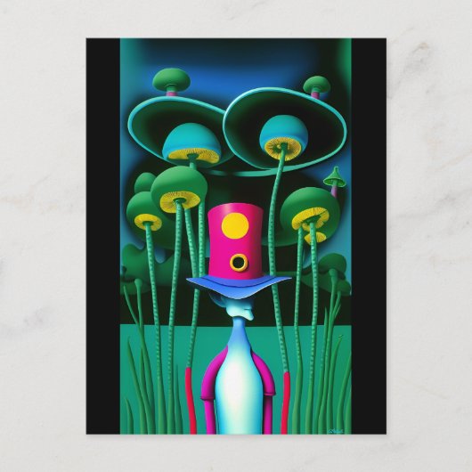 Leprechaun Ken Gage Fantasy Postkarte (Vorderseite)