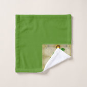 Leprechaun Kleeblatt "Happy St. Patrick's" Badhandtuch Set (Waschlappen)