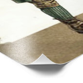 Leprechaun Kleeblatt Hobo Bindle Fotodruck (Ecke)