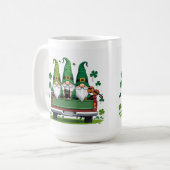 Leprechaun Kleeblatt irish music Kaffeetasse (Vorderseite Links)