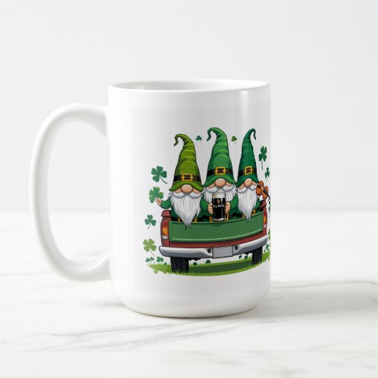 Leprechaun Kleeblatt irish music Kaffeetasse (Links)