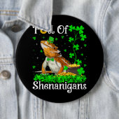 Leprechaun Kleeblatt Leaf Bearded Dragon St. Patri Button (Beispiel)