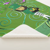 Leprechaun Kleeblatt Sherpadecke (3/4)