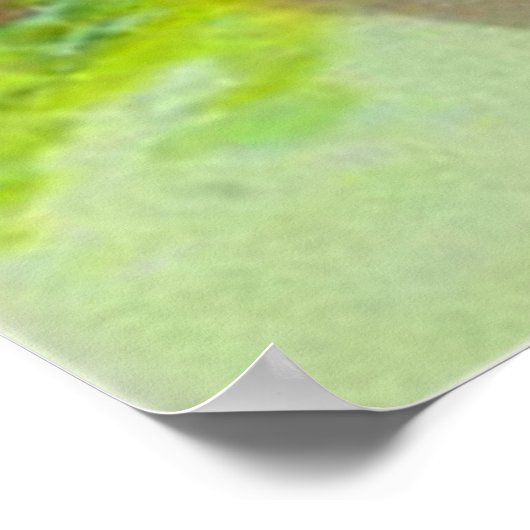 Leprechaun Kleeblatt Shillelagh Clay Pipe Poster (Ecke)