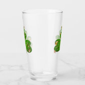 Leprechaun Kleeblatt St. Patrick's Day Glass Glas (Rechts)