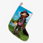 Leprechaun Kleiner Weihnachtsstrumpf (Vorderansicht (hängend))