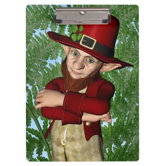 Leprechaun Klemmbrett (Vorderseite)