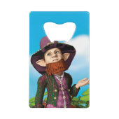 Leprechaun Kreditkartenflaschenöffner (Vorderseite)