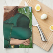 Leprechaun Küchentuch (Viertel Falte)