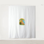 Leprechaun Labrador - St. Patrick's Day Dog Wandteppich (Vorderseite)