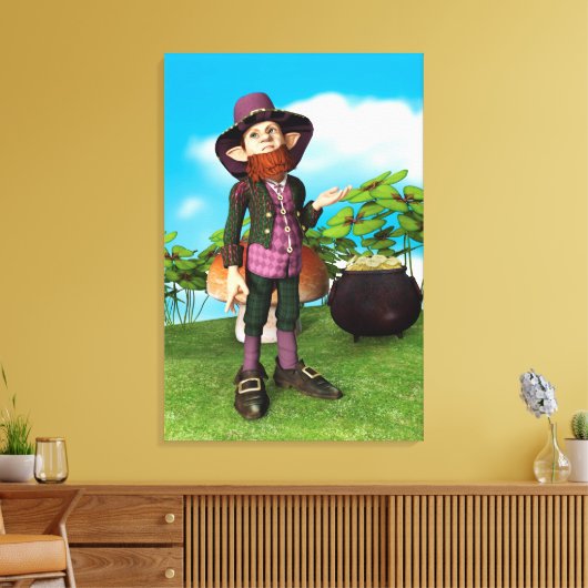 Leprechaun Leinwanddruck (Insitu (Wohnzimmer))