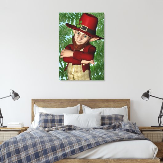 Leprechaun Leinwanddruck (Insitu (Schlafzimmer))