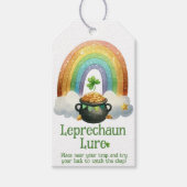 Leprechaun Lure, St Patricks Day Trap Bait Geschenkanhänger (Vorderseite)