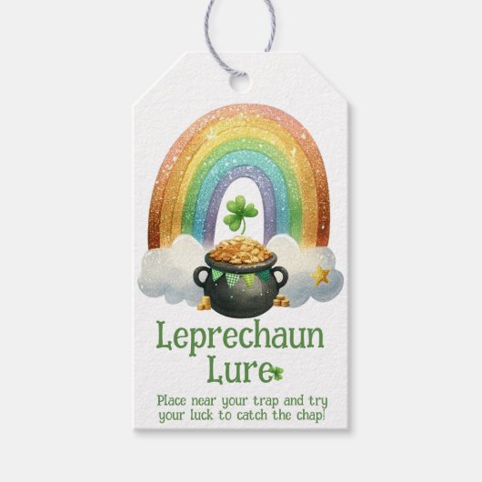 Leprechaun Lure, St Patricks Day Trap Bait Geschenkanhänger (Vorderseite)