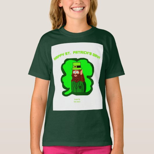 Leprechaun Magic Girls Deep Forest T Shirt (Vorderseite)