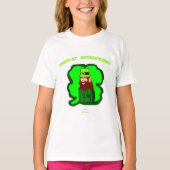 Leprechaun Magic Girls White Basic T Shirt (Vorderseite)