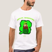 Leprechaun Magic Men White Basic T Shirt (Vorderseite)