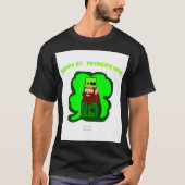 Leprechaun Magic Men's Black Basic T-Shirt (Vorderseite)