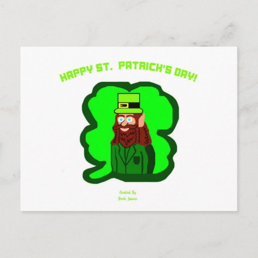 Leprechaun Magic Postcard Postkarte (Vorderseite)