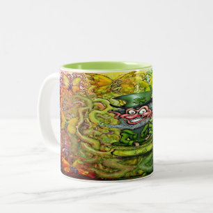 Leprechaun Magic Two-Tone-Kaffee-Tasse Zweifarbige Tasse