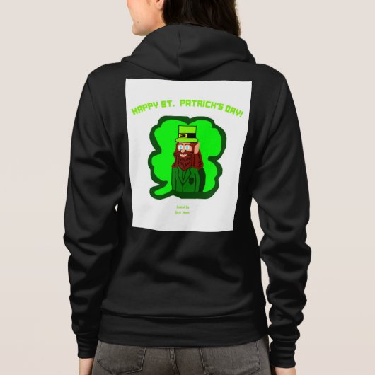 Leprechaun Magic Women's Full-Zip Hoodie (Rückseite)