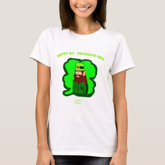Leprechaun Magic Women's White Basic T Shirt (Vorderseite)