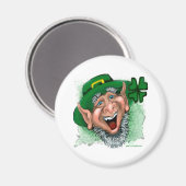 Leprechaun Magnet (Vorderseite/Rückseite)