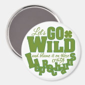 Leprechaun-Magnet Magnet (Vorderseite/Rückseite)