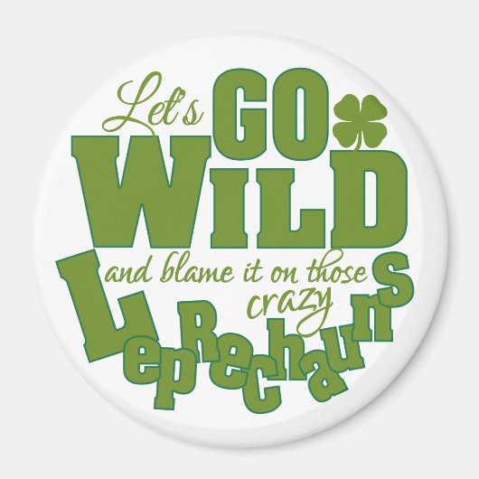 Leprechaun-Magnet Magnet (Vorne)