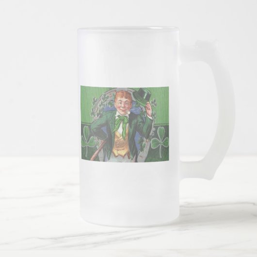 Leprechaun Mattglas Bierglas (Rechts)