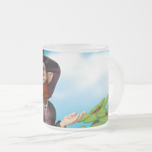 Leprechaun Mattglastasse (VorderseiteRechts)
