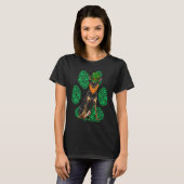 Leprechaun Miniature Pinscher St Patricks Day Sham T-Shirt (Vorne ganz)