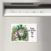 Leprechaun mit Hundemagnet Magnet (In Situ (Geschirrspüler))