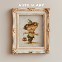 Leprechaun mit Pot of Gold Painting St Patrick's