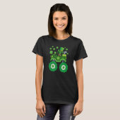 Leprechaun Monster Truck Pugs St Patricks Day Dog T-Shirt (Vorne ganz)