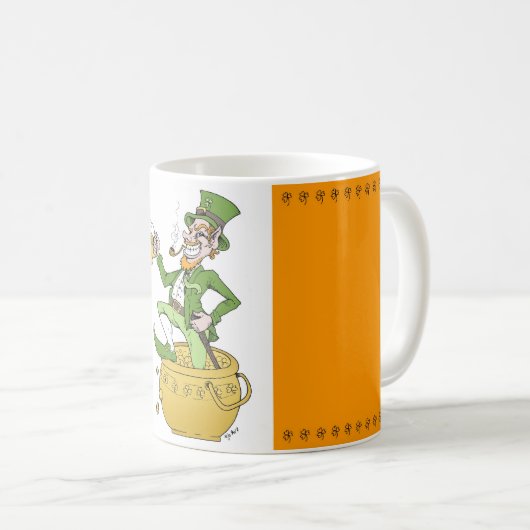 leprechaun_mug kaffeetasse (VorderseiteRechts)